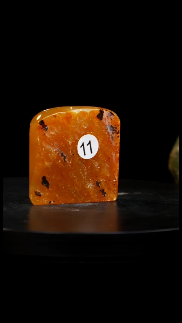 昌化石田黄玻璃冻