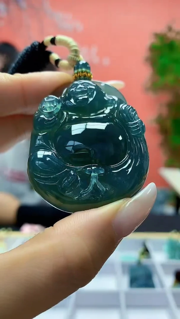 未镶嵌定制翡翠4898ty-毛货挂件35