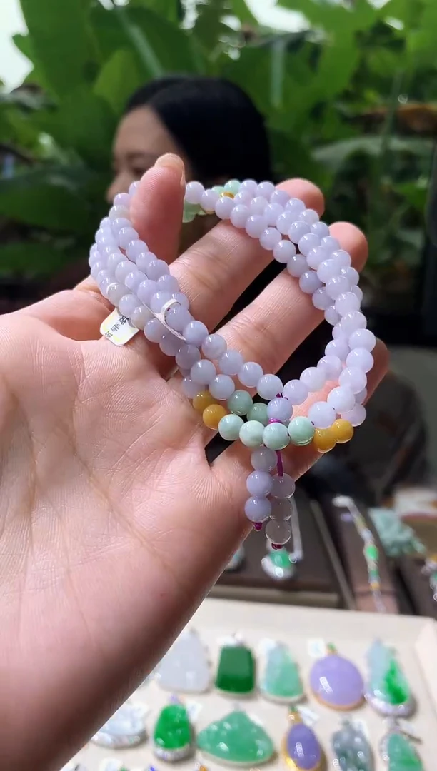 颈饰未镶嵌翡翠翡翠A货