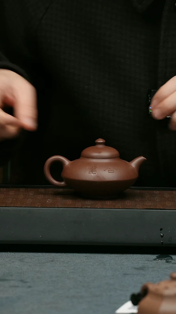 【闪购商品】紫砂茶壶五堂 合欢-刻