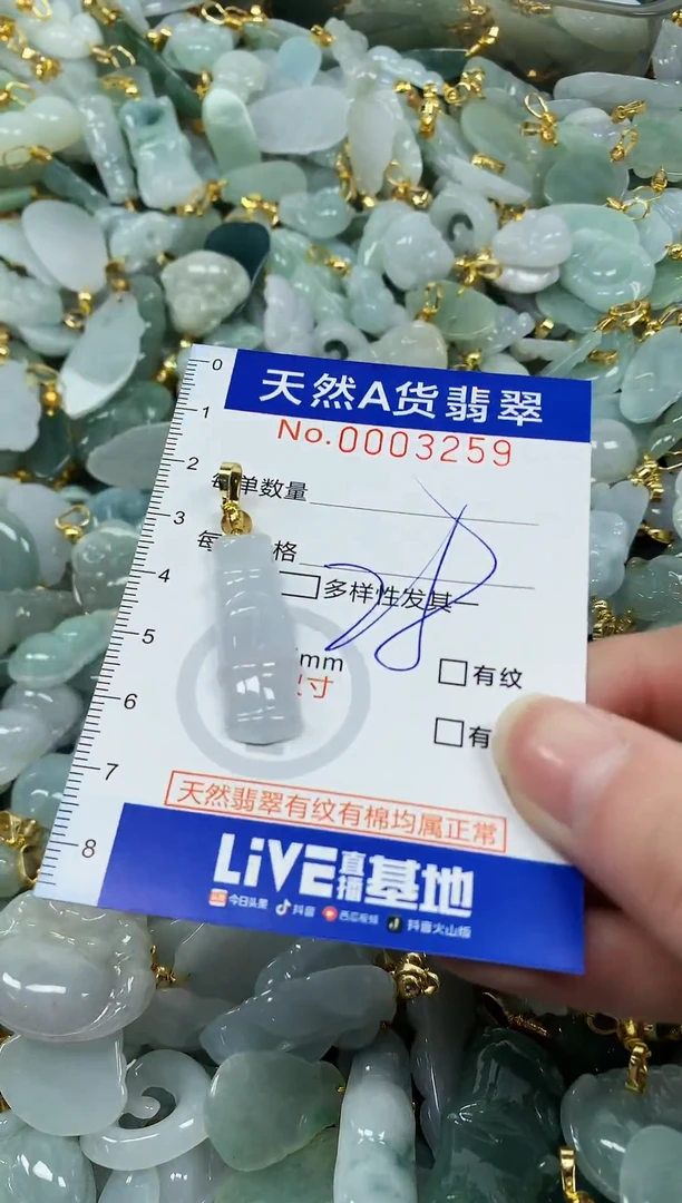 颈饰未镶嵌翡翠纯天然a货翡翠