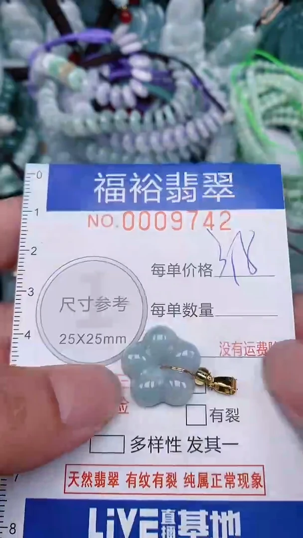 翡翠未镶嵌颈饰...0009742