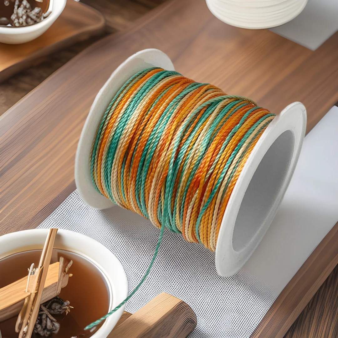 基础12股段染股线 千里江山手工编绳线手链手绳编织绳diy材料五彩