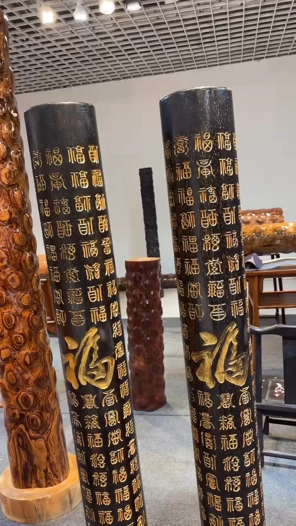 木紫檀百福图风水之