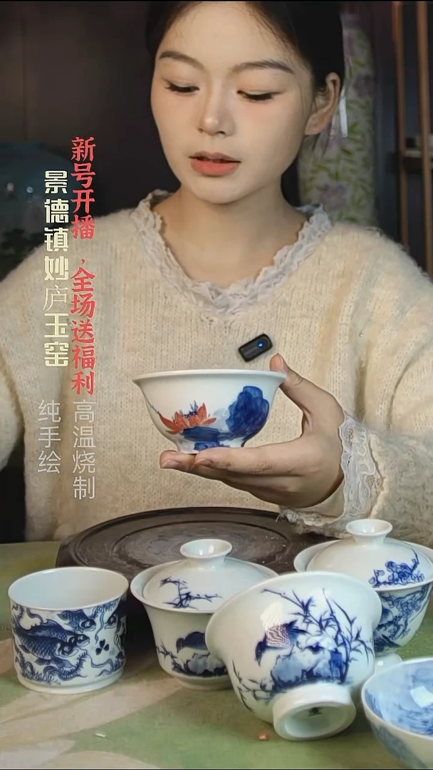 盘陶妙庐玉窑小汤碗微瑕