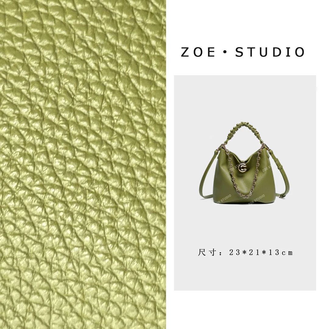 【佐伊甄选】RC-25415-绿色（预）轻奢女士经典小众斜跨包单肩简约