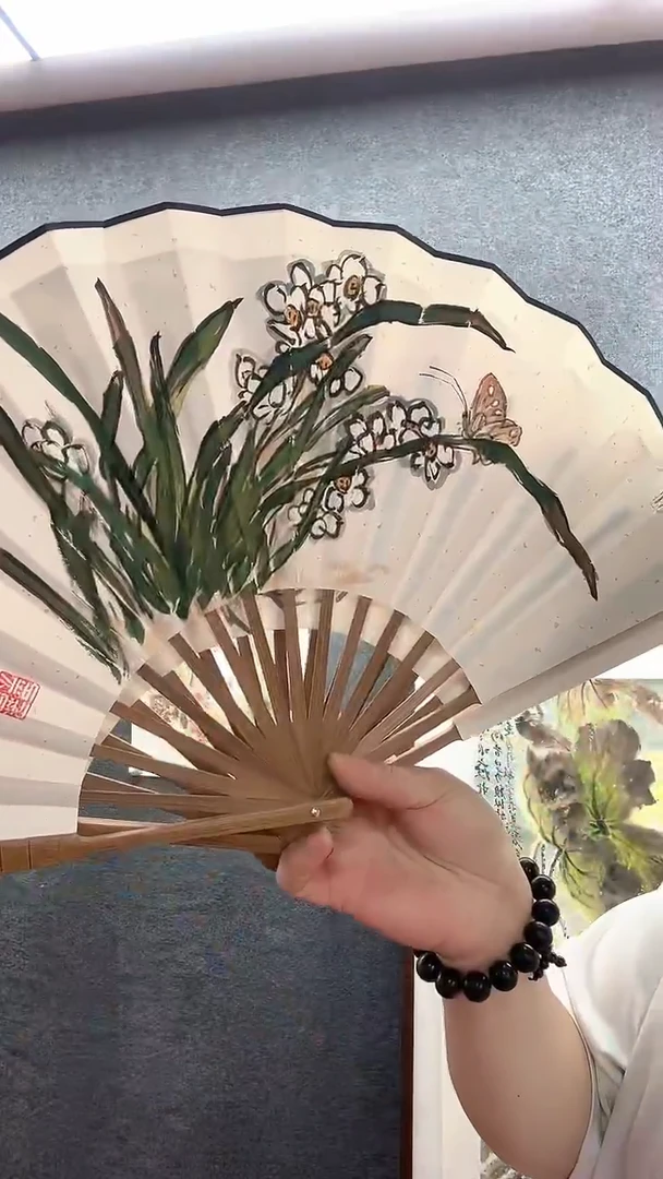 国画吕芳/国画/扇面