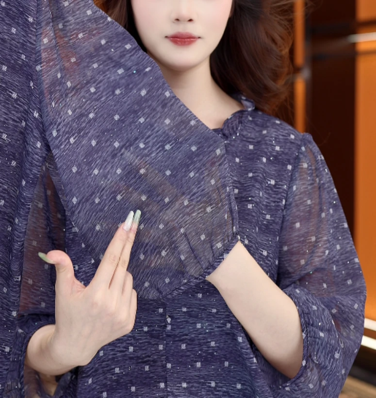 堇兰2025新款新中式国风设计感气质小衫M616鑫鑫
