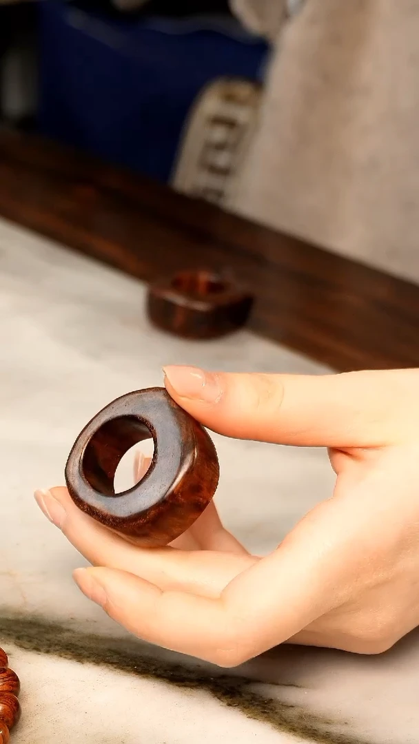 【闪购商品】黄花梨/降香黄檀海黄随行扳指