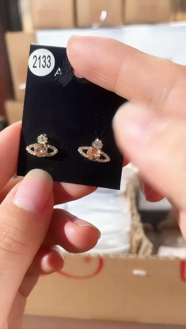 合金925银锆石豆2133