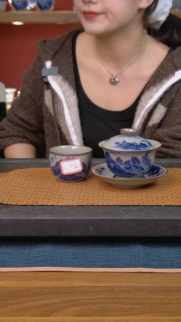 玉*简装家用款件套 老陶泥开片纹陶瓷茶具