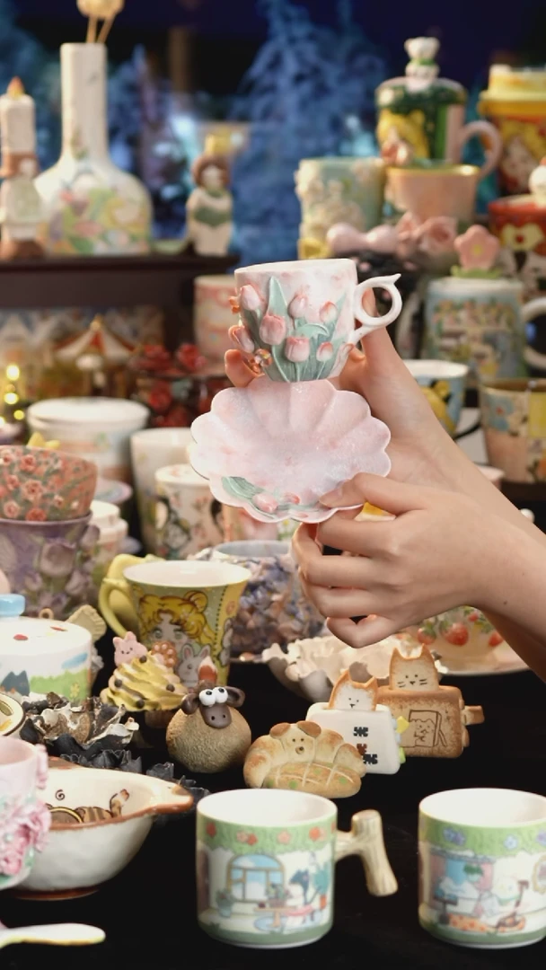 其他陶景德镇釉下彩手绘设计师款陶瓷