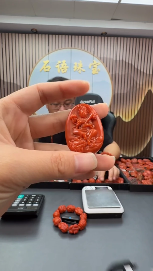 未镶嵌雕刻南红玛瑙048ZB0917产品一个