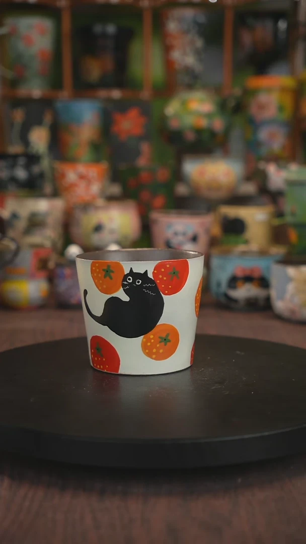 紫砂油画手绘釉下彩