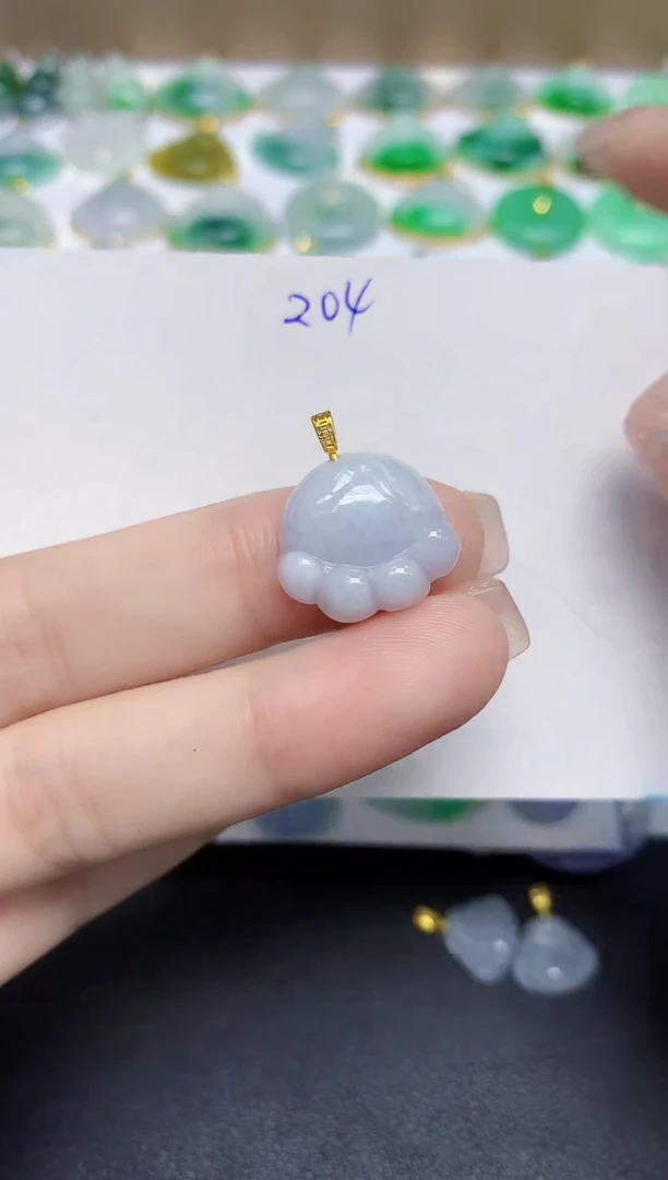 颈饰未镶嵌翡翠天然缅甸翡翠A货翡翠百元以上9元证书费自理