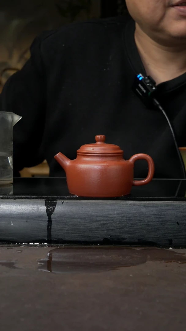 【闪购商品】紫砂茶壶梨皮朱泥 德钟 130cc  059