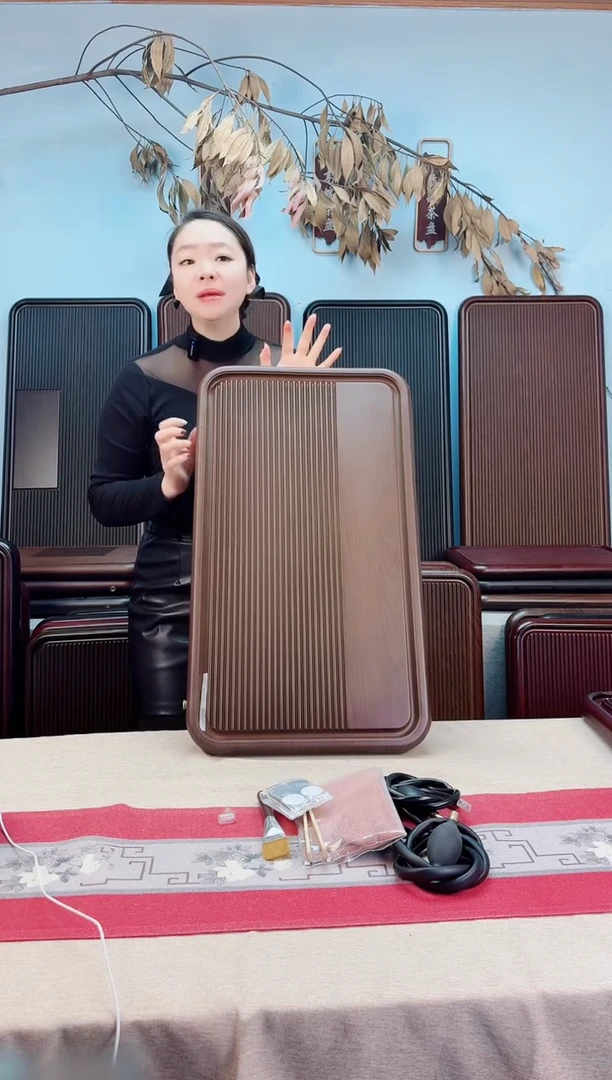 云海黄色茶盘70*40*4