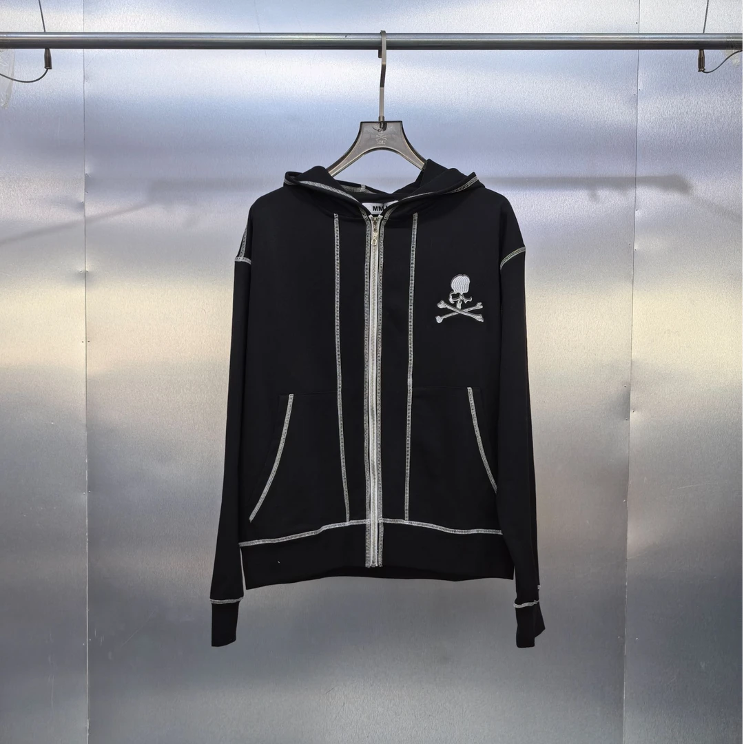 P08(LX)-31802-MM春秋款正面刺绣印花明线设计宽松百搭休闲外套