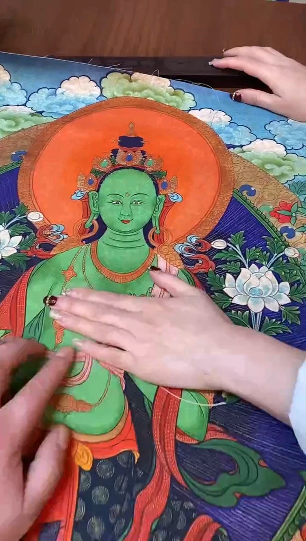 装裱画精美唐卡tk16107