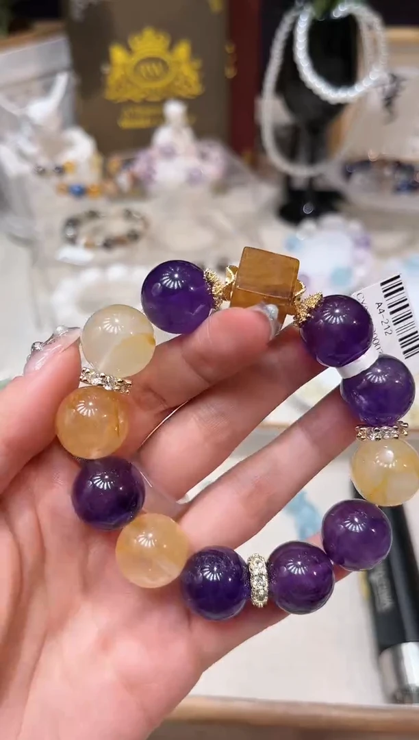 【闪购商品】水晶手链未镶嵌多样性发货发其一颜色微差【拍两单】