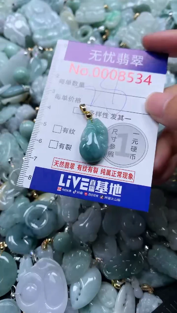 颈饰未镶嵌翡翠8534