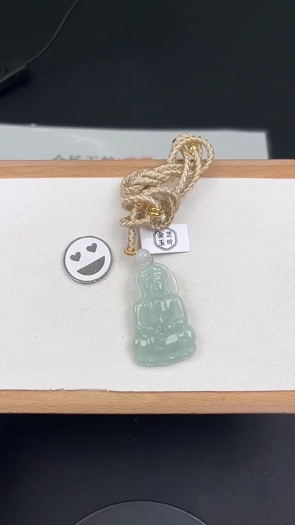 翡翠未镶嵌颈饰Y5C024观音
