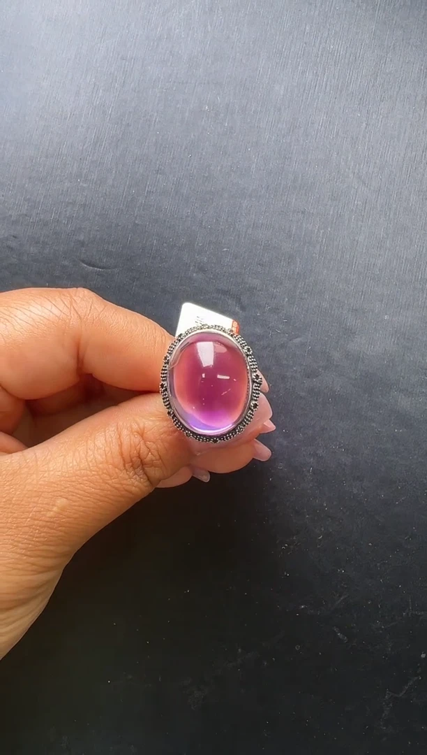 水晶戒指未镶嵌紫水晶戒指 JP49743