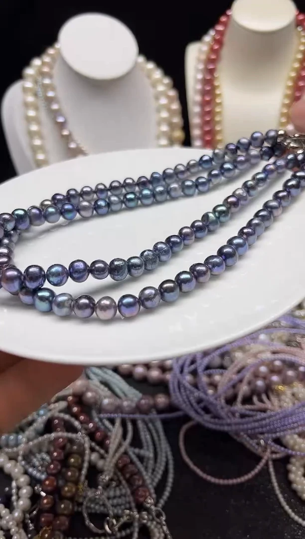 淡水珍珠未镶嵌颈饰多人