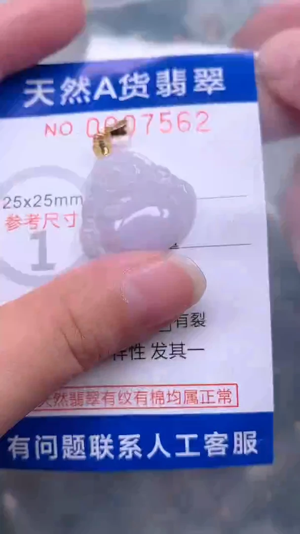 翡翠未镶嵌吊坠(不含链)1