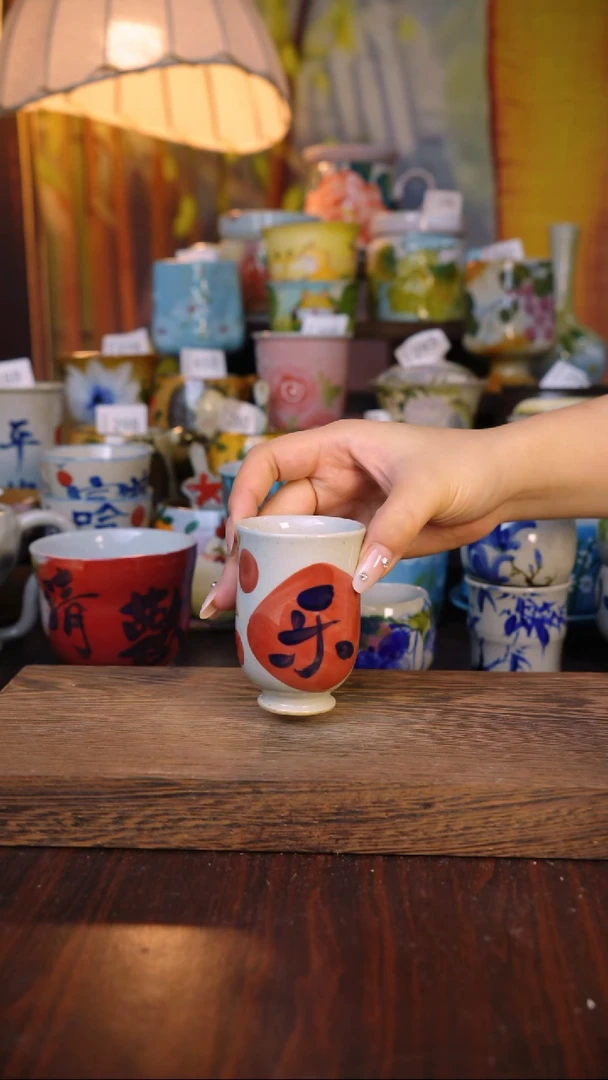摆件泥垚手作 景德镇手工手绘器物