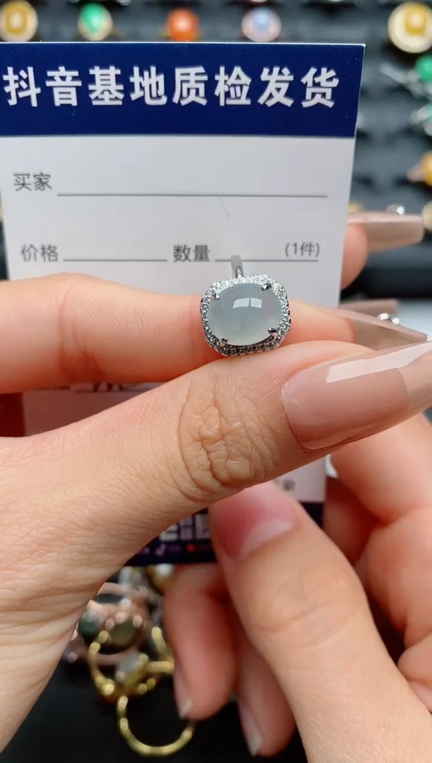 【闪购商品】翡翠戒指银S925镶嵌............