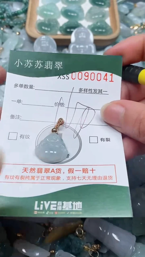 【闪购商品】翡翠颈饰未镶嵌闪购商品0090041