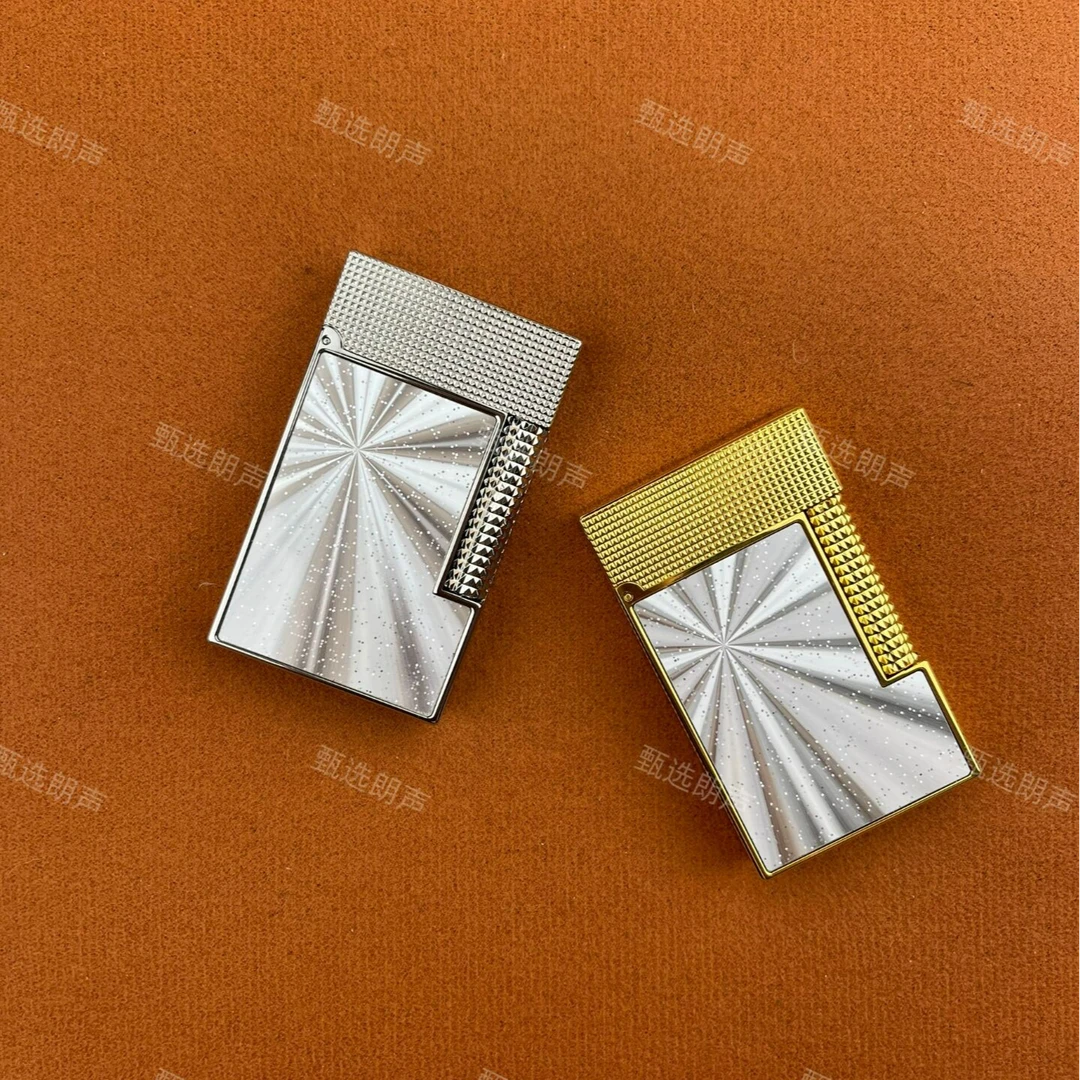 璀璨星光双面充气黄铜侧滑朗声机生日礼物创意原装时尚高档打火机
