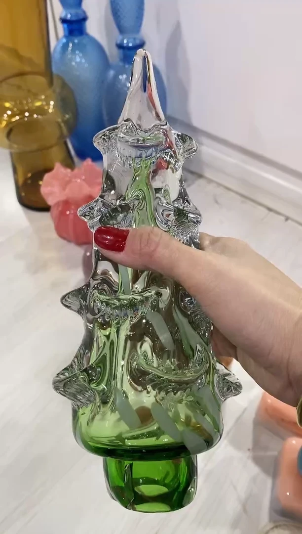 慕忆家手作琉璃花瓶微瑕