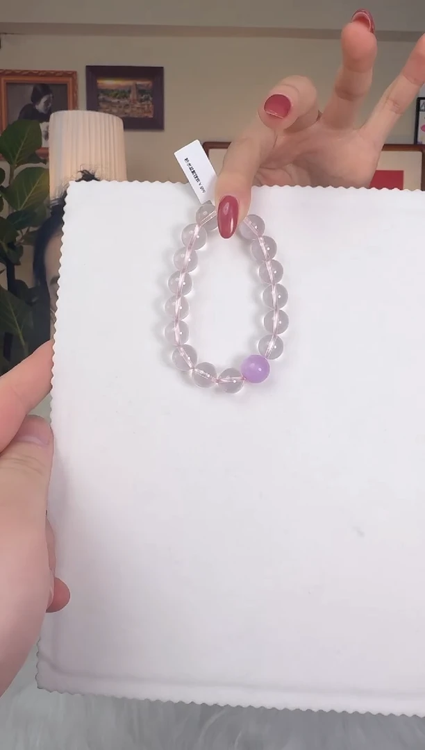 【闪购商品】水晶手串未镶嵌粉水晶手串