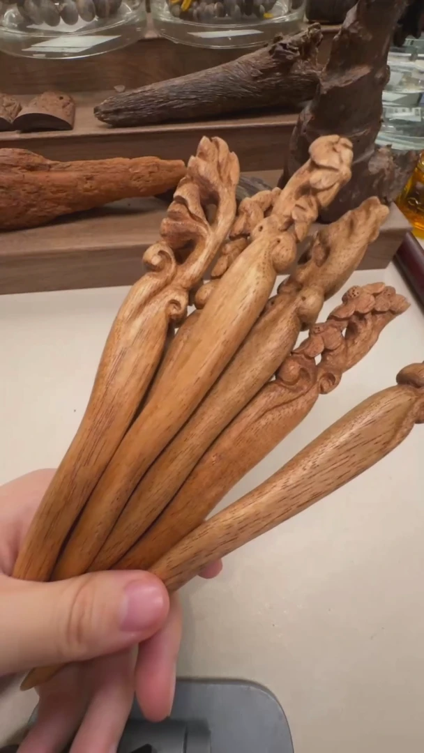 沉香沉香香囊柬埔寨软丝老料发簪11012015