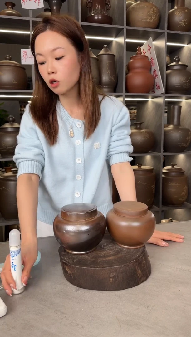 【闪购商品】罐本陶手作泥兴陶半斤茶罐瑕疵气泡两个