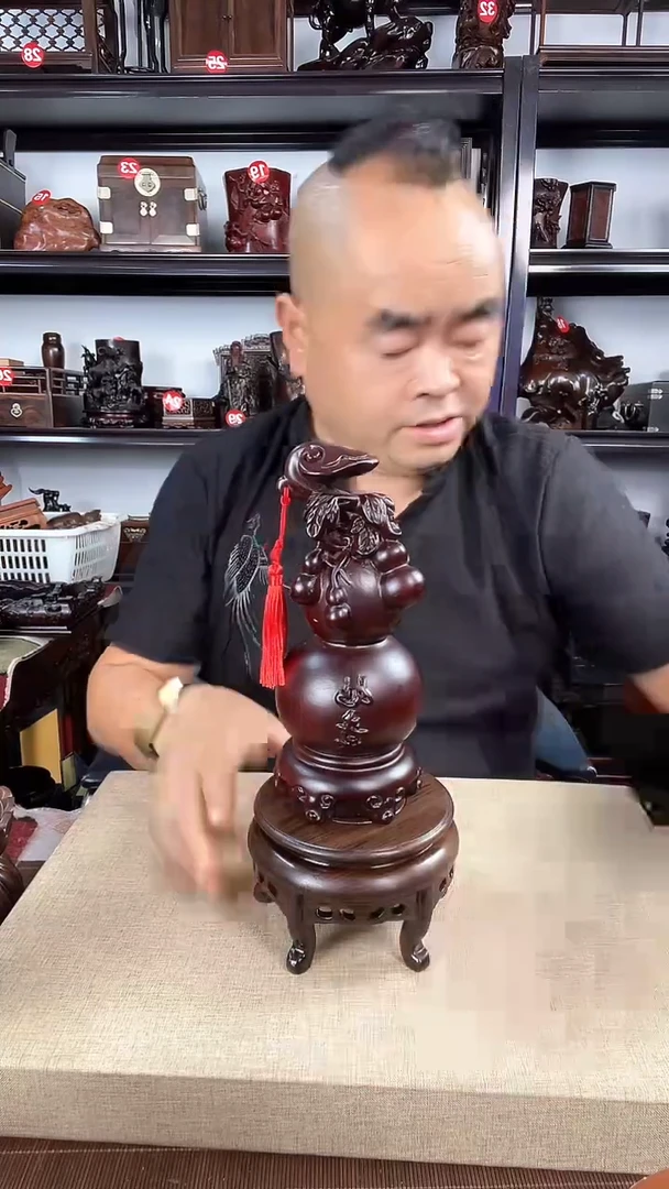 木2696+如意葫芦老李红木工艺品