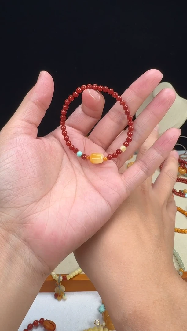 未镶嵌手链南红玛瑙南红瓦西