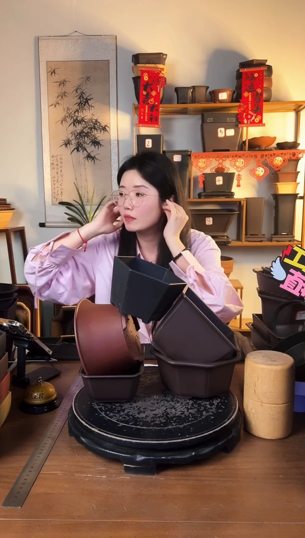 【闪购商品】树脂5只紫檀色组合