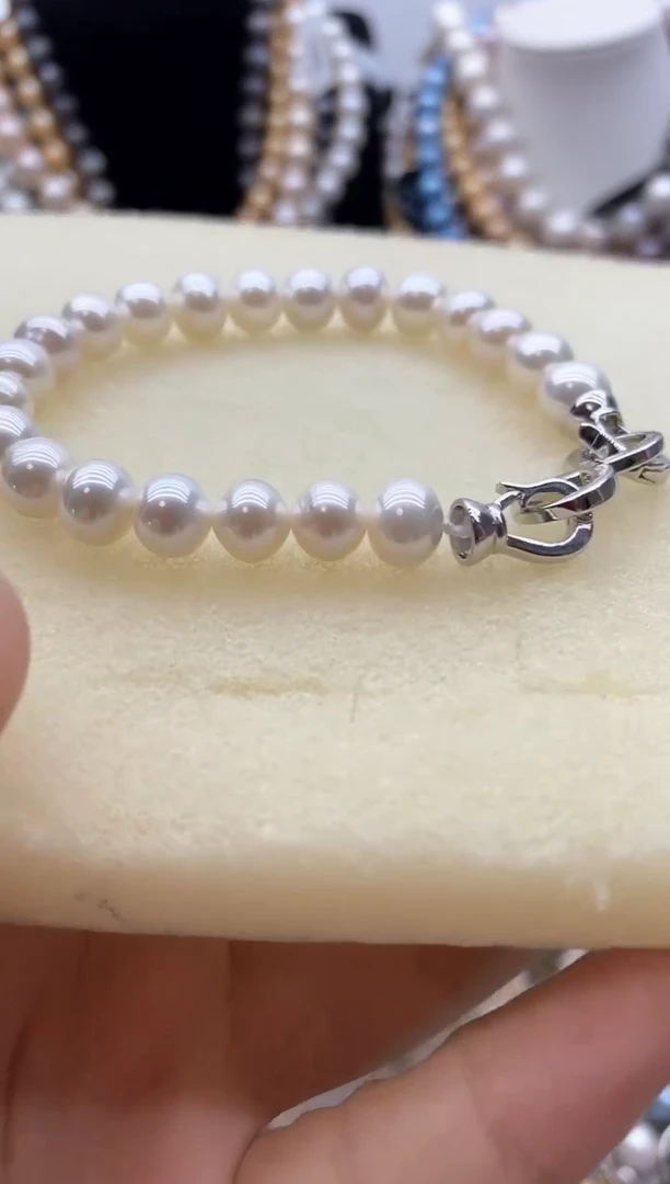 淡水珍珠钛钢颈饰161