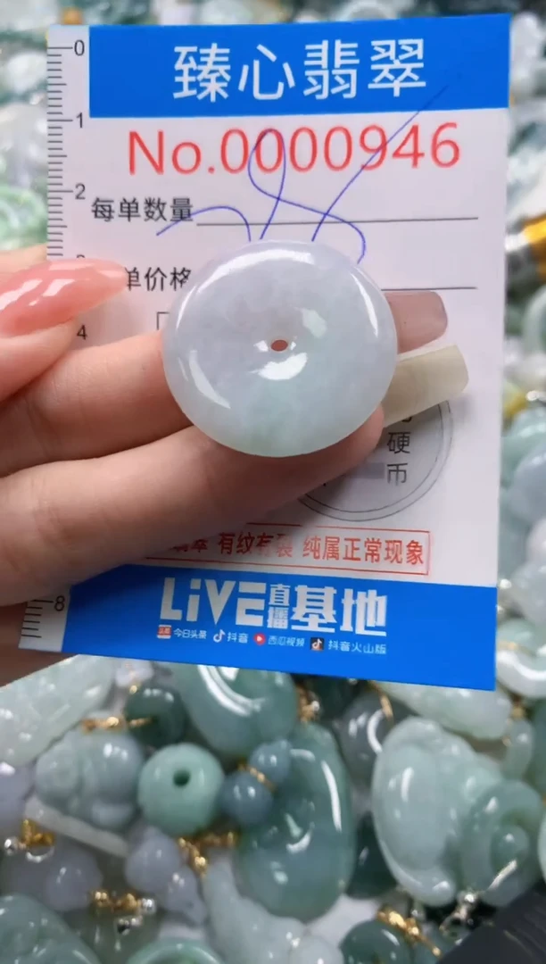 翡翠未镶嵌颈饰946