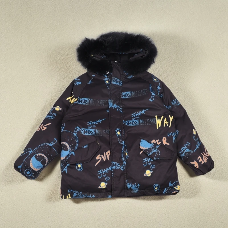 B5-1214俊儿童冬季YR连帽棉服(D20368)