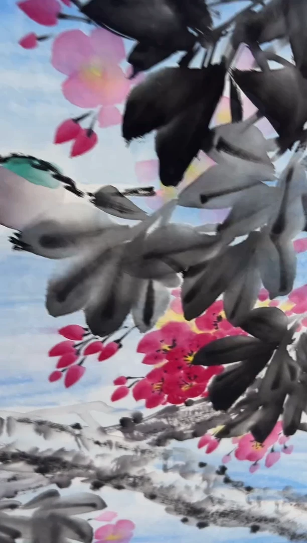 国画刘立荣亲笔绘画手绘作品D7