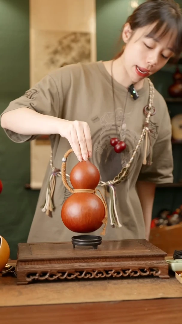 238号精品天然大漆酒葫芦一物一拍~