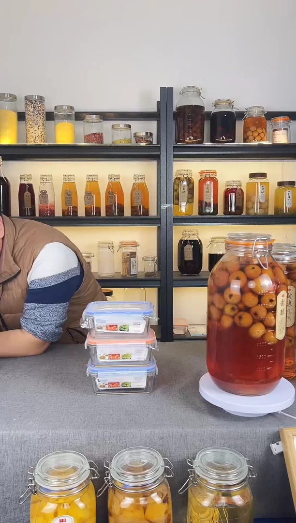 耐热玻璃盖子款保鲜盒500ml3只 蓝色