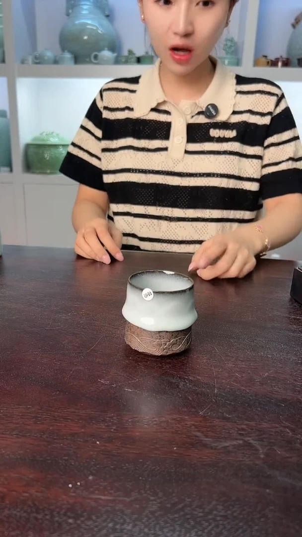 龙泉云间青瓷小米茶器