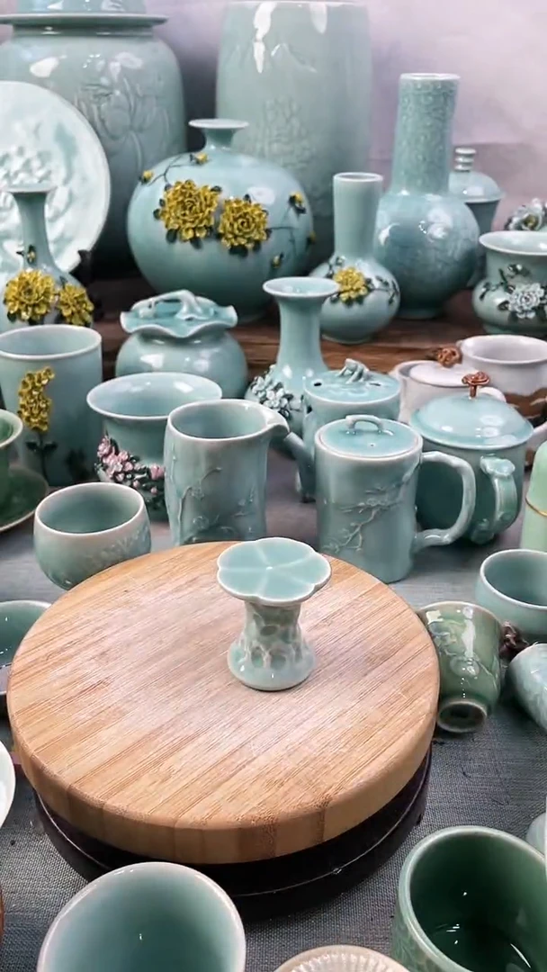 【闪购商品】特价 微瑕 慧仙青瓷