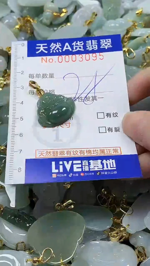 颈饰未镶嵌翡翠纯天然a货翡翠
