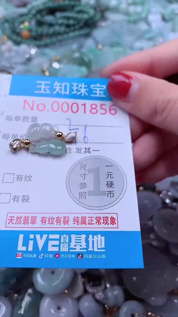 吊坠(不含链)未镶嵌翡翠1856